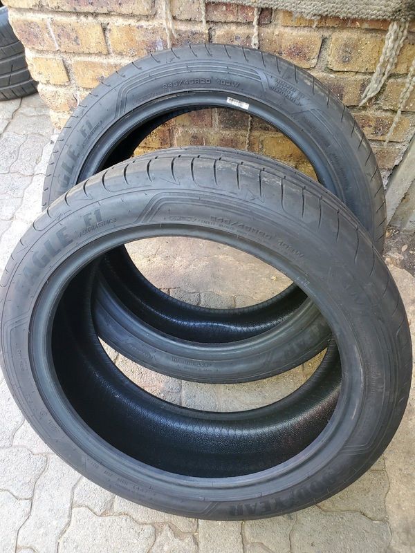 GOODYEAR EAGLE F1 245 45 20 X2 TYRES NEW