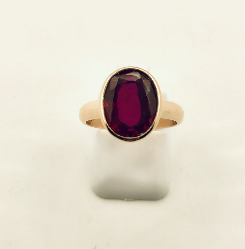 Ruby set in 9ct Rose Gold
