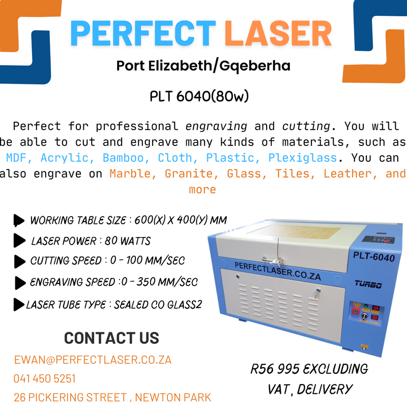 Co2 Laser Cutter/Engraver 6040 (80w)