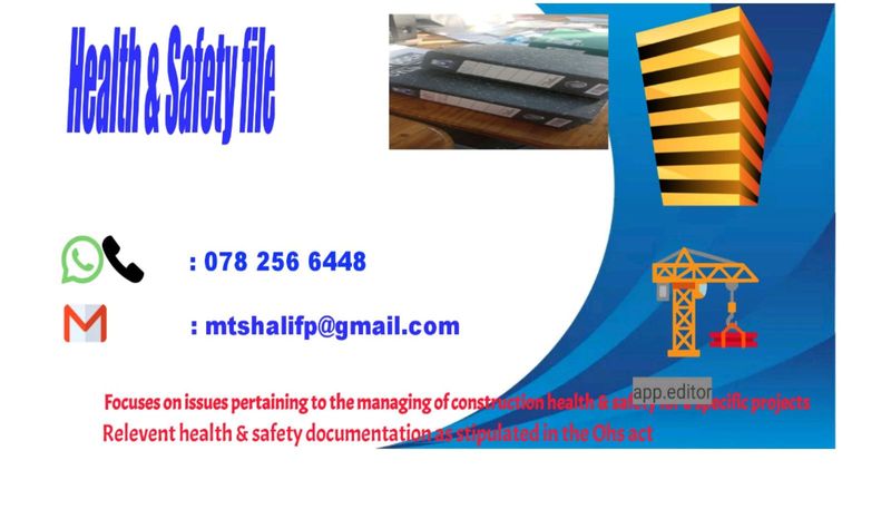Compiling Construction Health &amp; Safety file