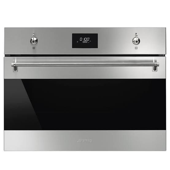 Sealed Smeg 60cm compact oven microwave and grill stainless steel model s f4301 m x retail r23000 av
