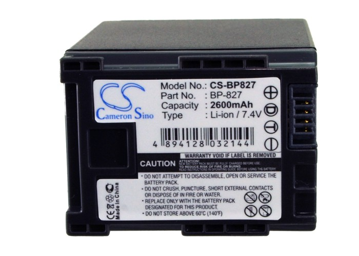 Camera Battery CS-BP827 for CANON BP-827 etc.