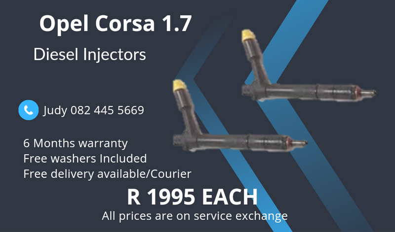 Opel Corsa 1.7 Diesel Injectors