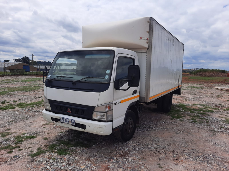 2007 Fuso FE7-136 with box body truck