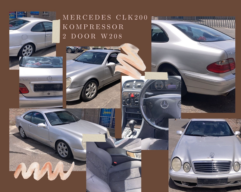 Mercedes CLK200 Kompressor 2 door W208 spares for sale