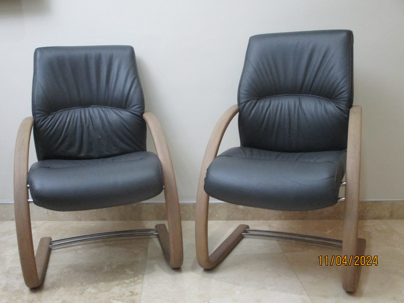 Genuine Leather chairs - 8 available