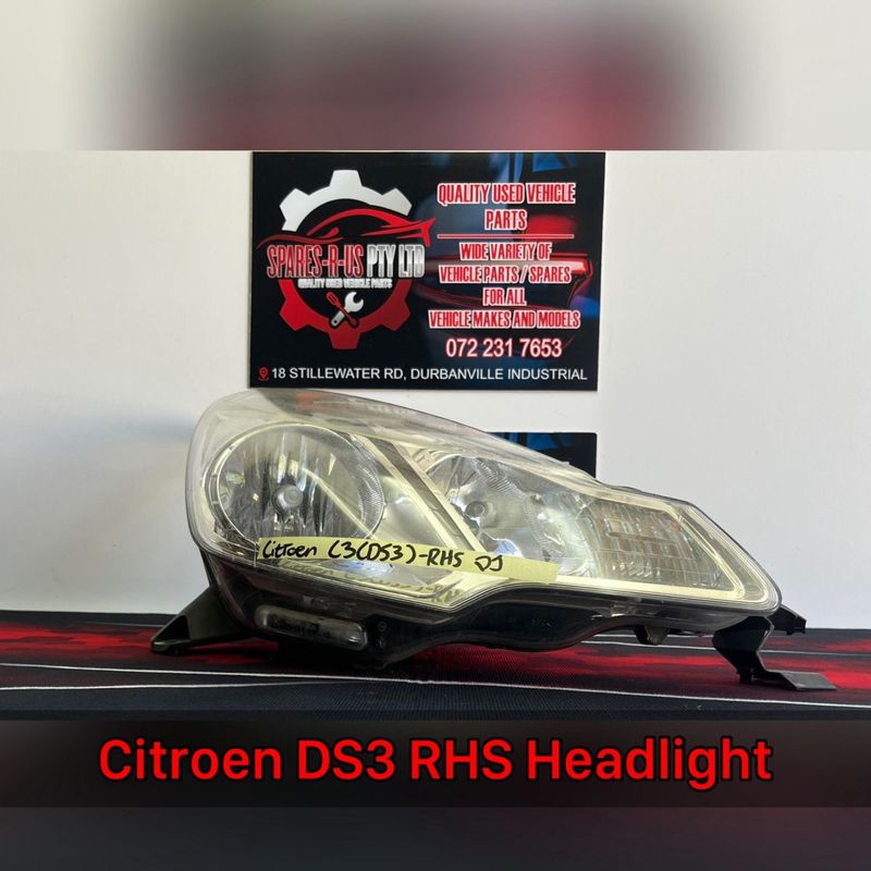 Citroen DS3 RHS Headlight for sale