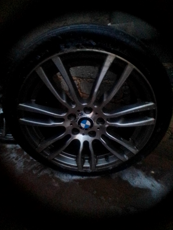 BMW F30 Msport 19&#34; rims complete set