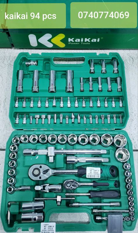 Kaikai 94 pcs wrench spanner tool box