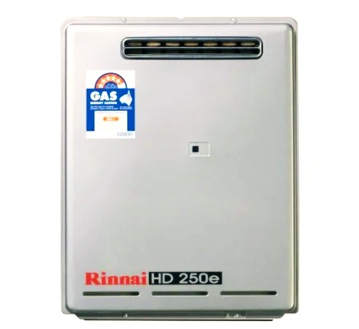 THE NEW RINNAI 32L COMMERCIAL MODEL GEYSER (REU-VRM3237WC)- OUTDOOR ONLY.