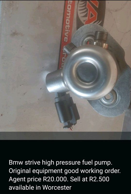 Bmw s drive high pressure fuel pump