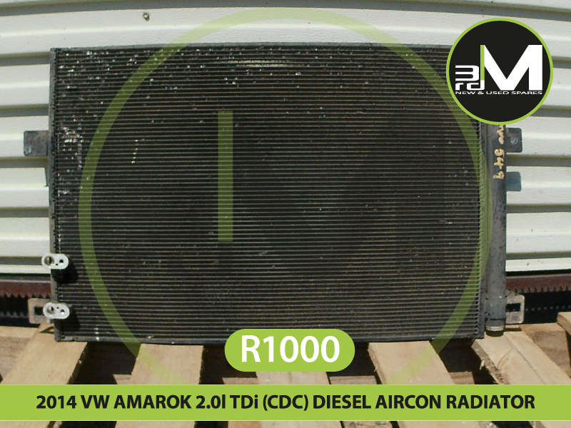 2014 VW AMAROK 2.0l TDi (CDC) DIESEL AIRCON RADIATOR R1000 - MV0549
