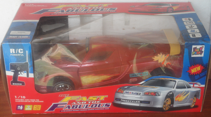 Vintage 1996 Toy - The Fast and the Fabulous 1/10 Scale Sports Series Radio Control Car