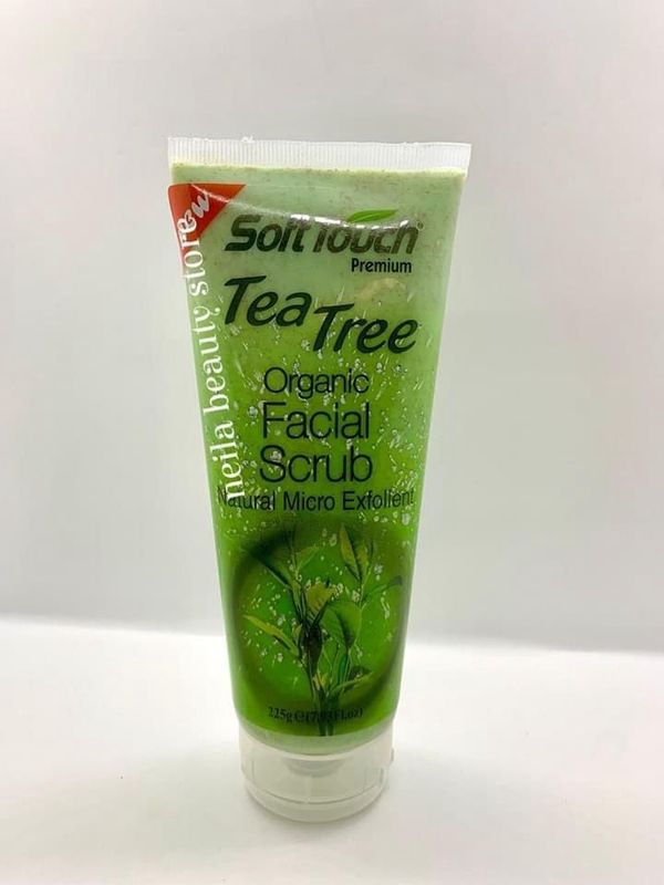 Soft touch Tea tree organic facial scrub