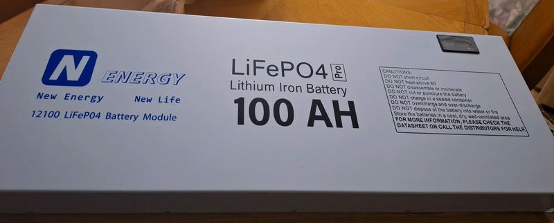 LiFePO4 12.8V  100AH  Battery