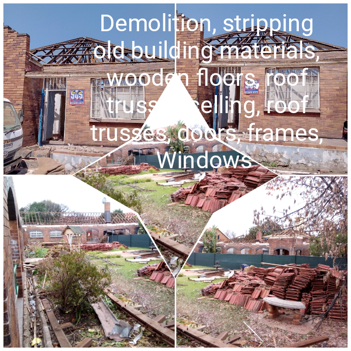 Demolition, ruble removal and sites clearence