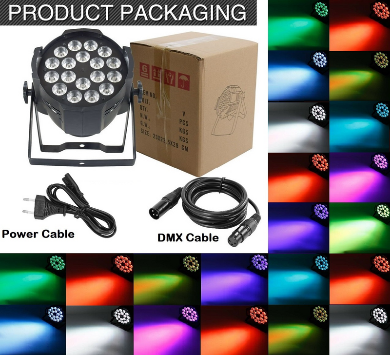 Big Professional Disco Stage DJ Party Wash LED Light DMX512 PARCAN 6in1 RGBWA. Brand New Products.