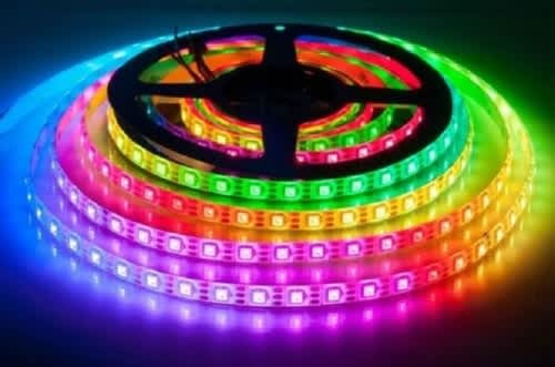 MultiColour LED Strip Lights 5metres RGB 220V Complete Turnkey Kit (Ready To Use). Brand New Items.