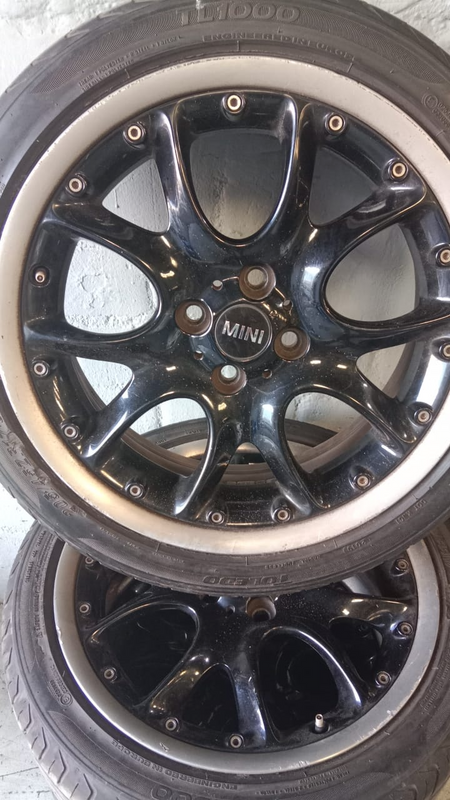 Mini Cooper R56 Mags with Tyres 205/45/17 available