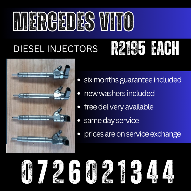 Mercedes Vito diesel injectors for sale