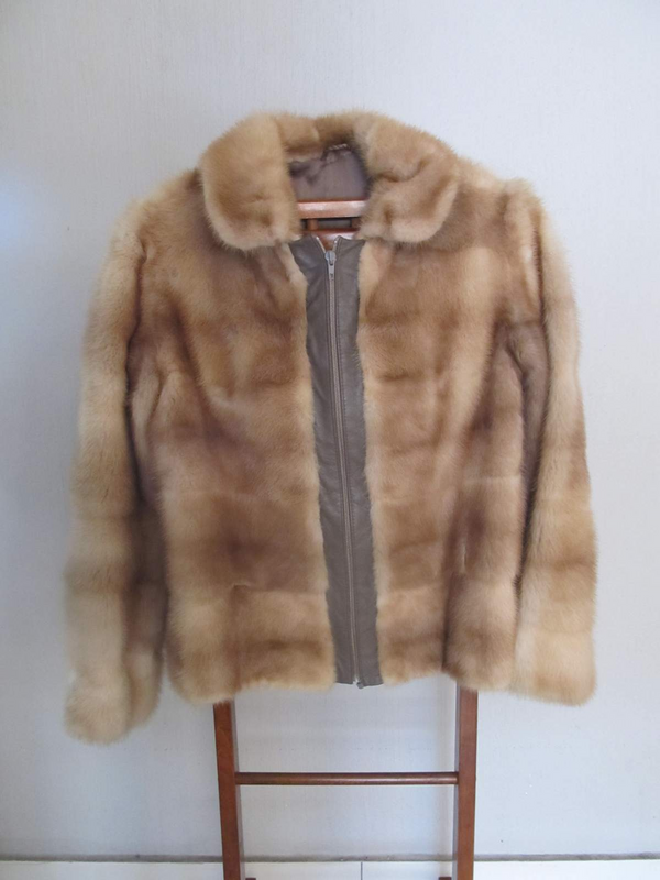 Ladies Genuine Mink Jacket , S-M, UK size 8-12