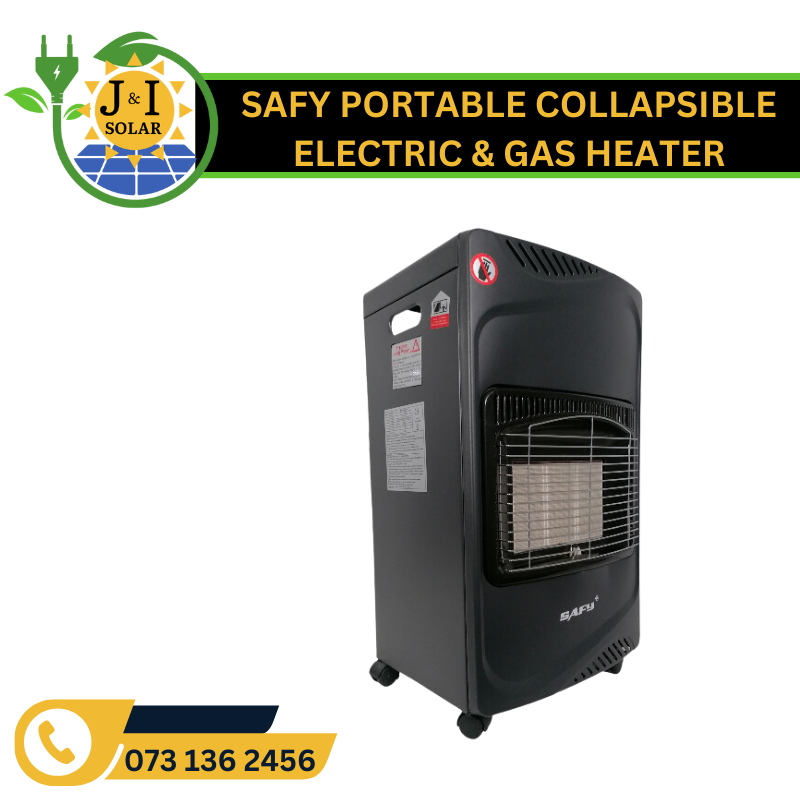 SAFY PORTABLE COLLAPSIBLE ELECTRIC &amp; GAS HEATER
