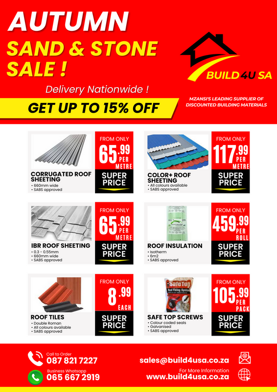 SALE on ALL Building Materials ! Nationwide Delivery !