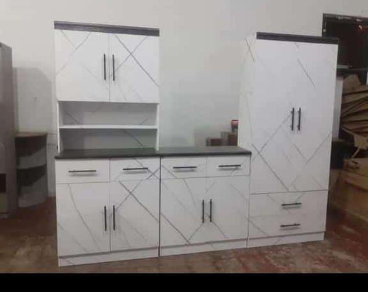 Brand new wardrobe/ kitchen sets and chest of drawers