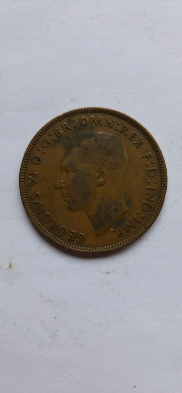 1945 Great Britain UK Penny