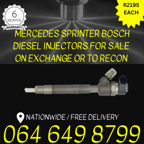 Mercedes Sprinter diesel injectors for sale on exchange 6 months warranty