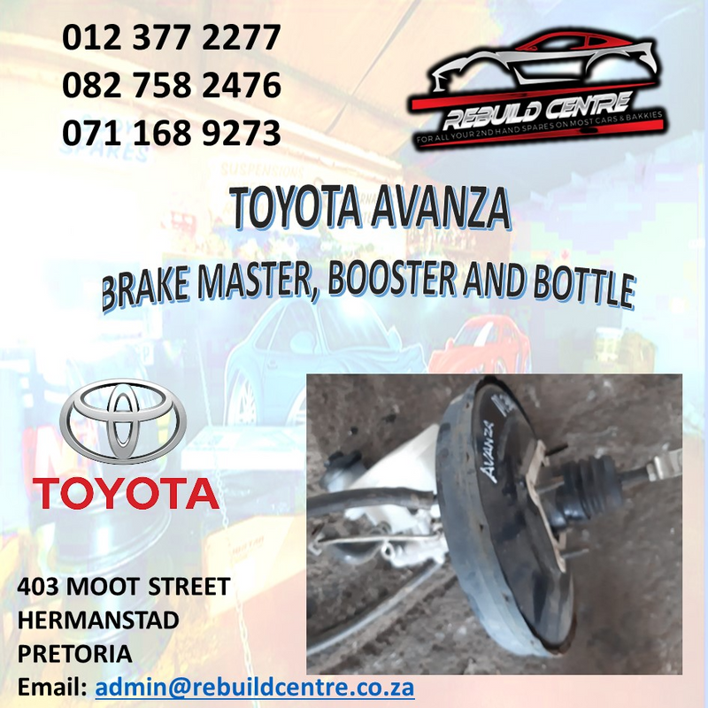 Toyota  Avanza Brake Mater Booster &amp; Bottle