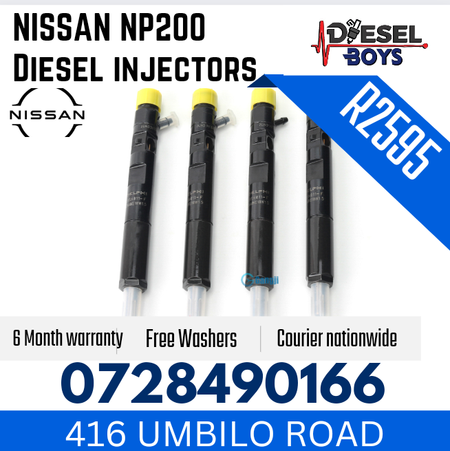 Nissan Np200 1.525Diesel injectors