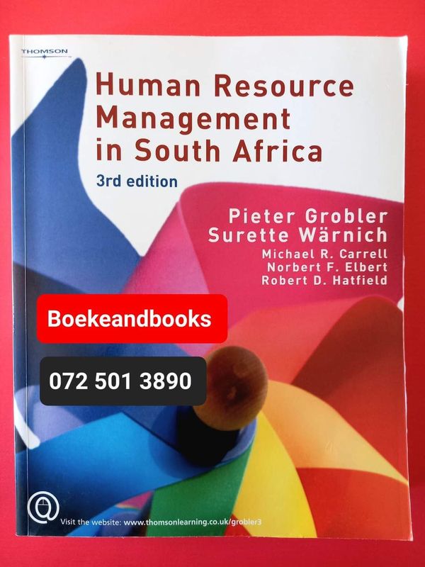 Human Resource Management In South Africa - Pieter Grobler - 3rd Edition.