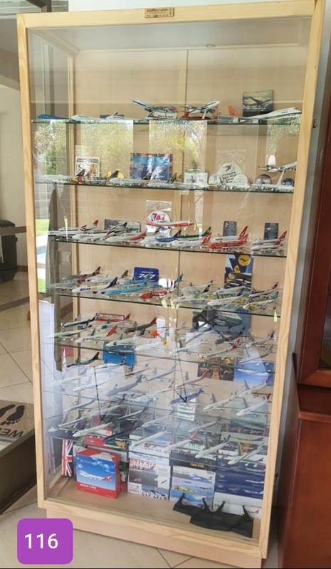 Display Cabinet about a mtre wide x about 2 mtrs high value for money