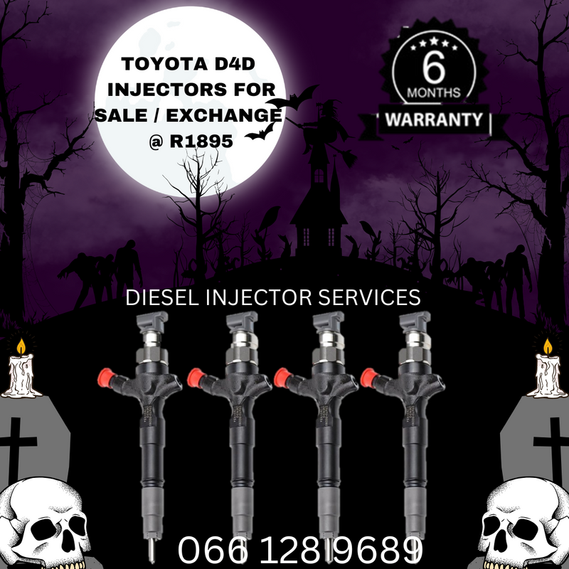 TOYOTA D4D DIESEL INJECTORS FOR SALE ON EXCHANGE