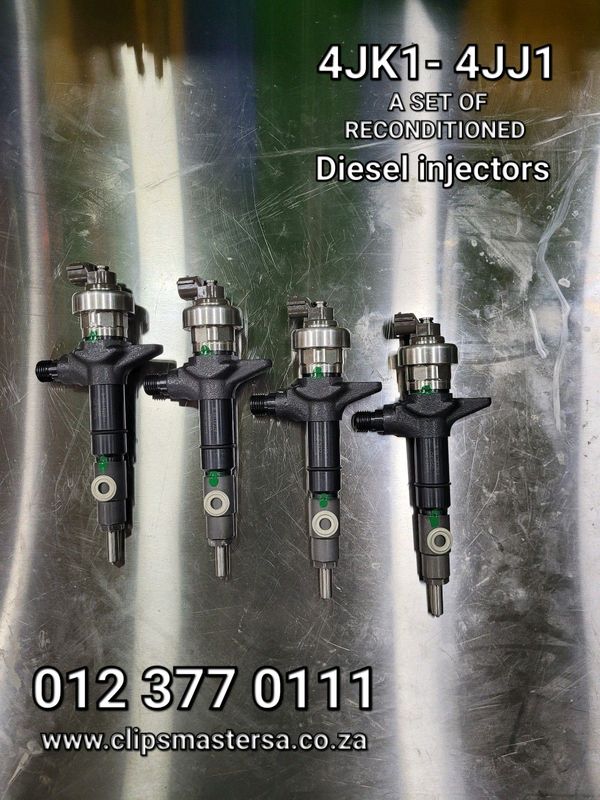 Set of recon injectors for Isuzu KB DMax
