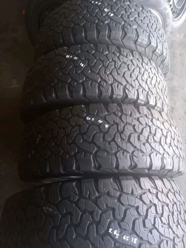 265/65R18 BF GOODRICH Tyres