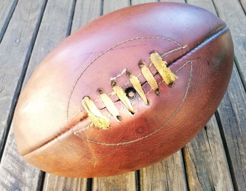 Vintage Leather Rugby Ball (Price Includes Postage)