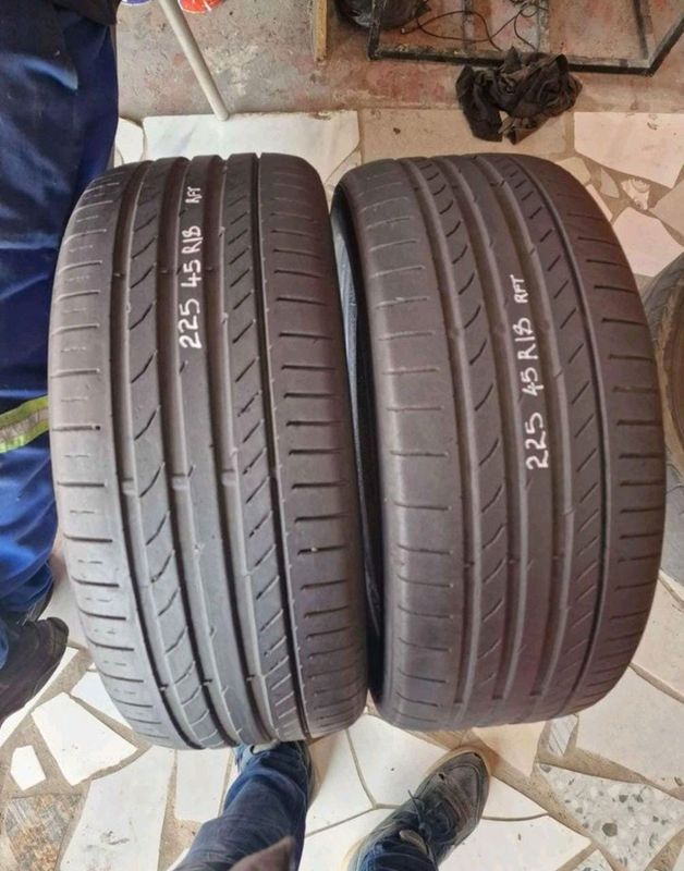 235/60 R18 used tyres and more.call /WhatsApp Enzo 0783455713