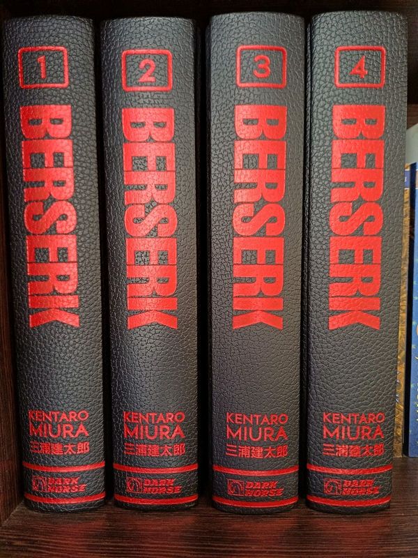 Berserk deluxe editions set of four