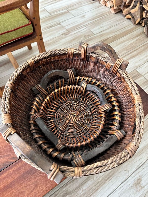 Wooden baskets