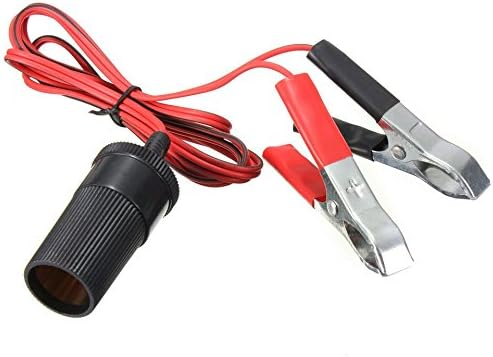 Cigarette Socket (Female) Adapter Connector plus a Cable with Alligator Clips. Brand New Products.