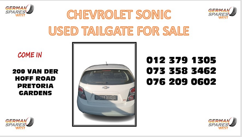 cheverolet sonic used tailgate for sale