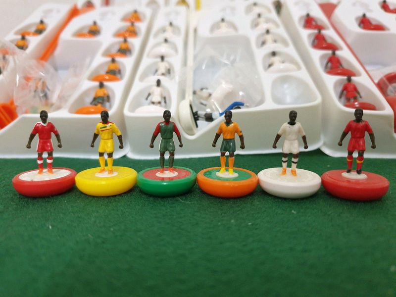 Subbuteo Soccer 3D Set Of 6 African National Teams On Astrobase Power Bases