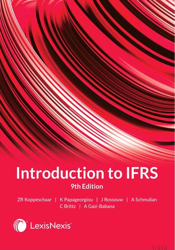 Introduction to IFRS, Koppeschaar, 9th Edition