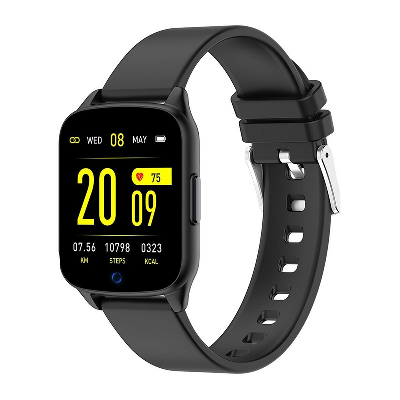 Smart Watch Heart Rate Monitor Tracker Fitness Sports Watch KW17 - Black - Black.