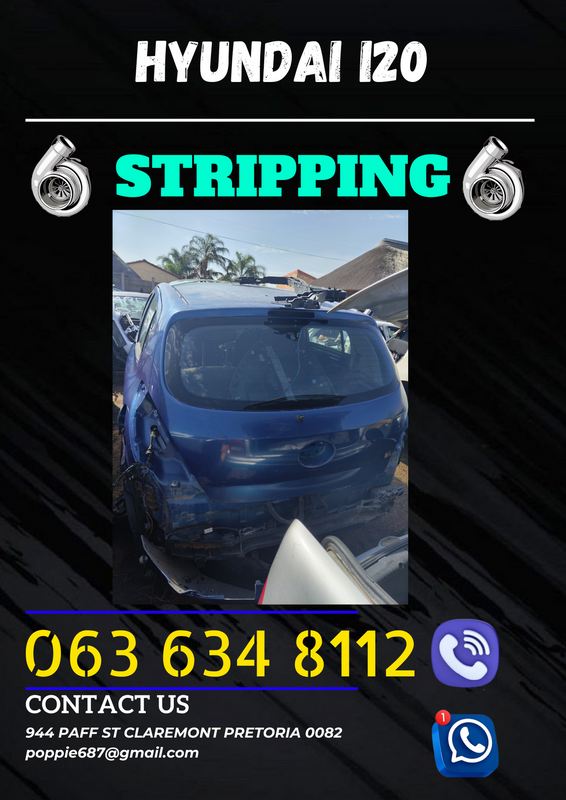 Hyundai I20 stripping for spares Call or WhatsApp me 0636348112