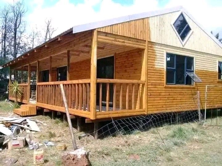 12m by 8mt 9m by 14mt log home project