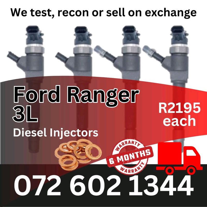 Ford Ranger 3L Diesel Injectors for sale