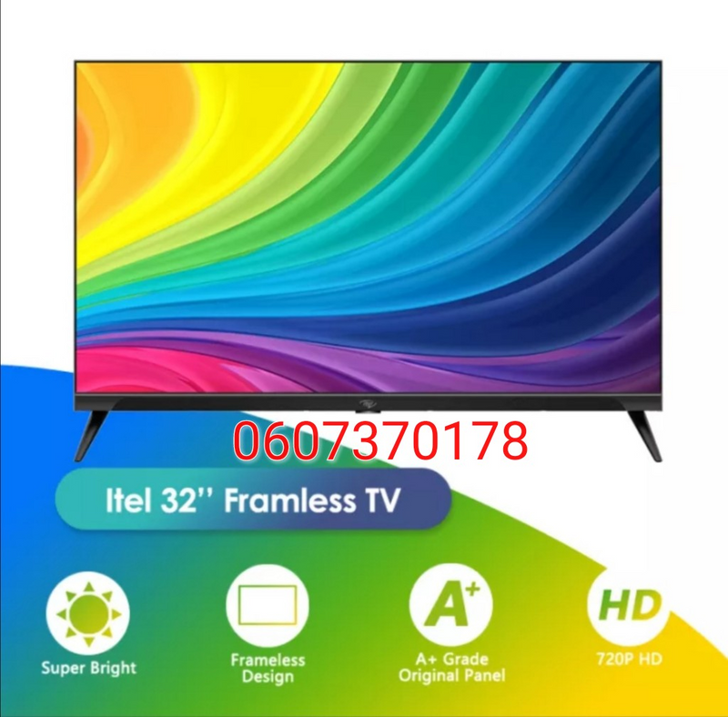 LED TV 32 inch HD - Slim Frameless Design - A Series (Brand New)